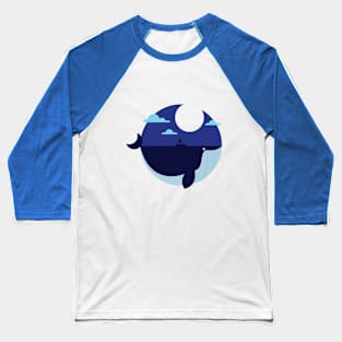 Whale shirt design Baseball T-Shirt